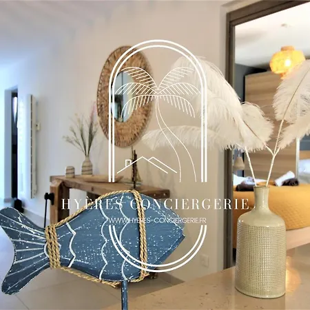 Les Salins - Rez De Jardin-plage Clim Wifi Parking By Hc Apartment Hyeres